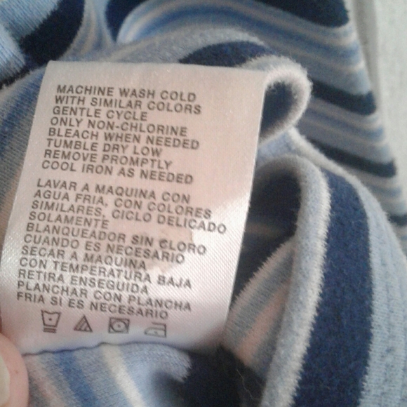 No Boundaries Light Striped Sweater, Size L - Picture 7 of 8